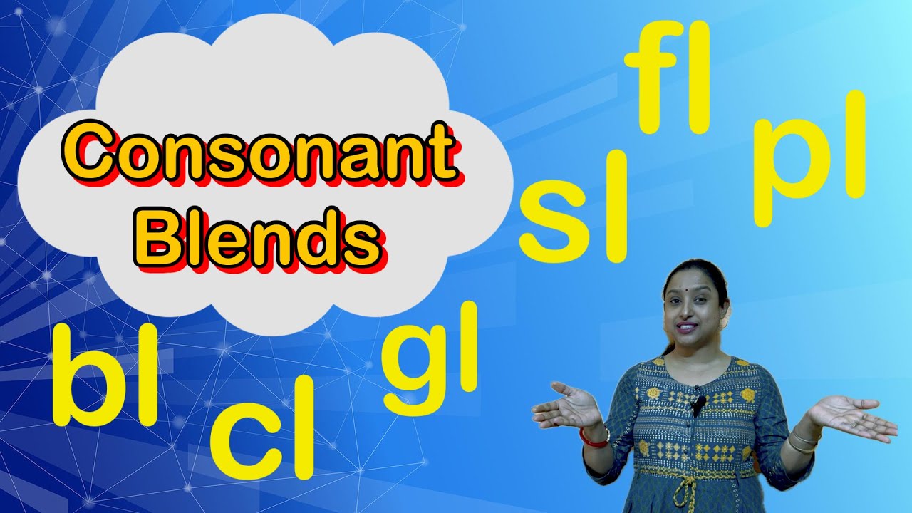 Consonant Blends || Step by step for beginners || bl,cl,gl,pl,fl,sl || beginning consonant blends 