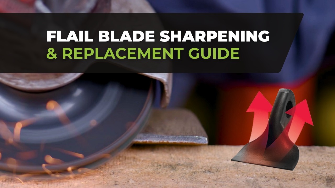 How to Sharpen or Replace Flail/Hammer/Knife Mower Blades Like a Pro!