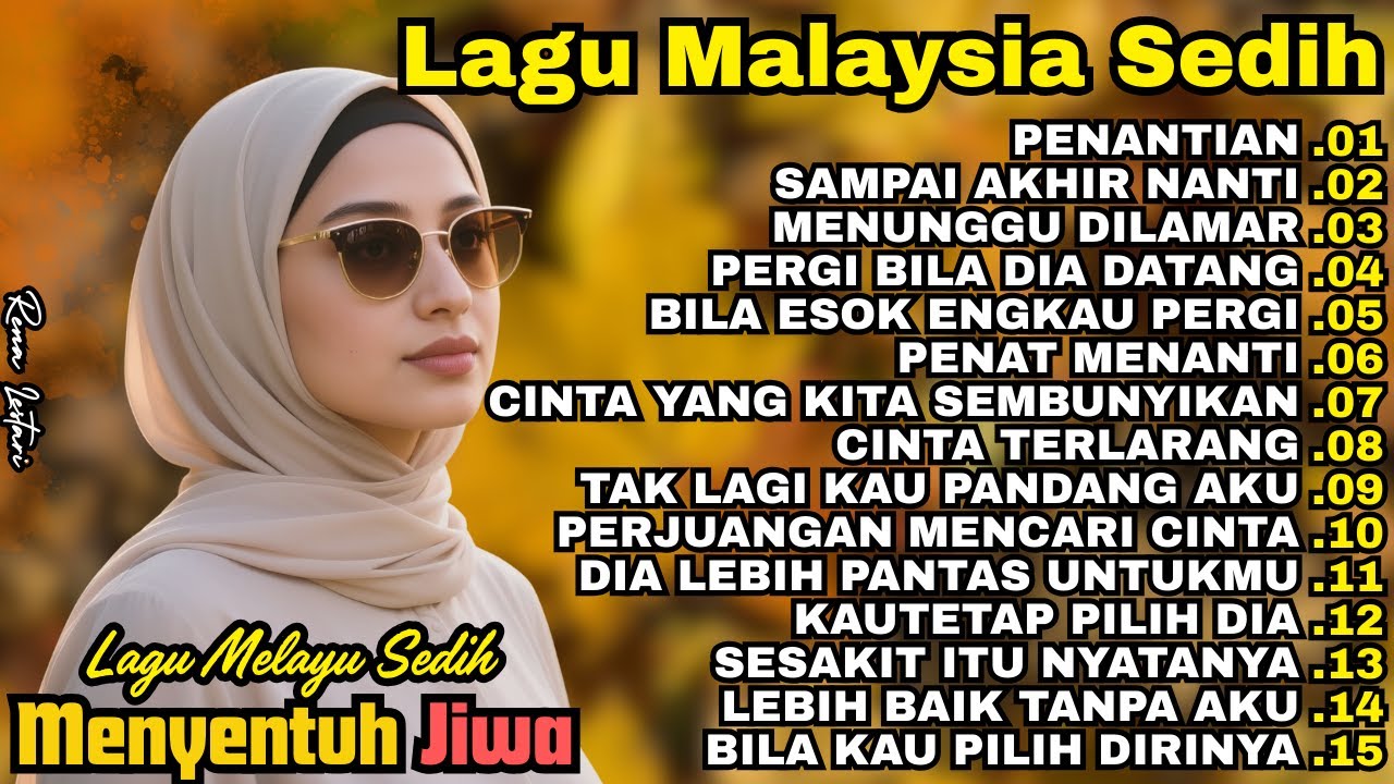 Album Slowrock Malaysia | Lagu Sedih Paling Emosional Untuk Hati Yang Terluka 💔🎶
