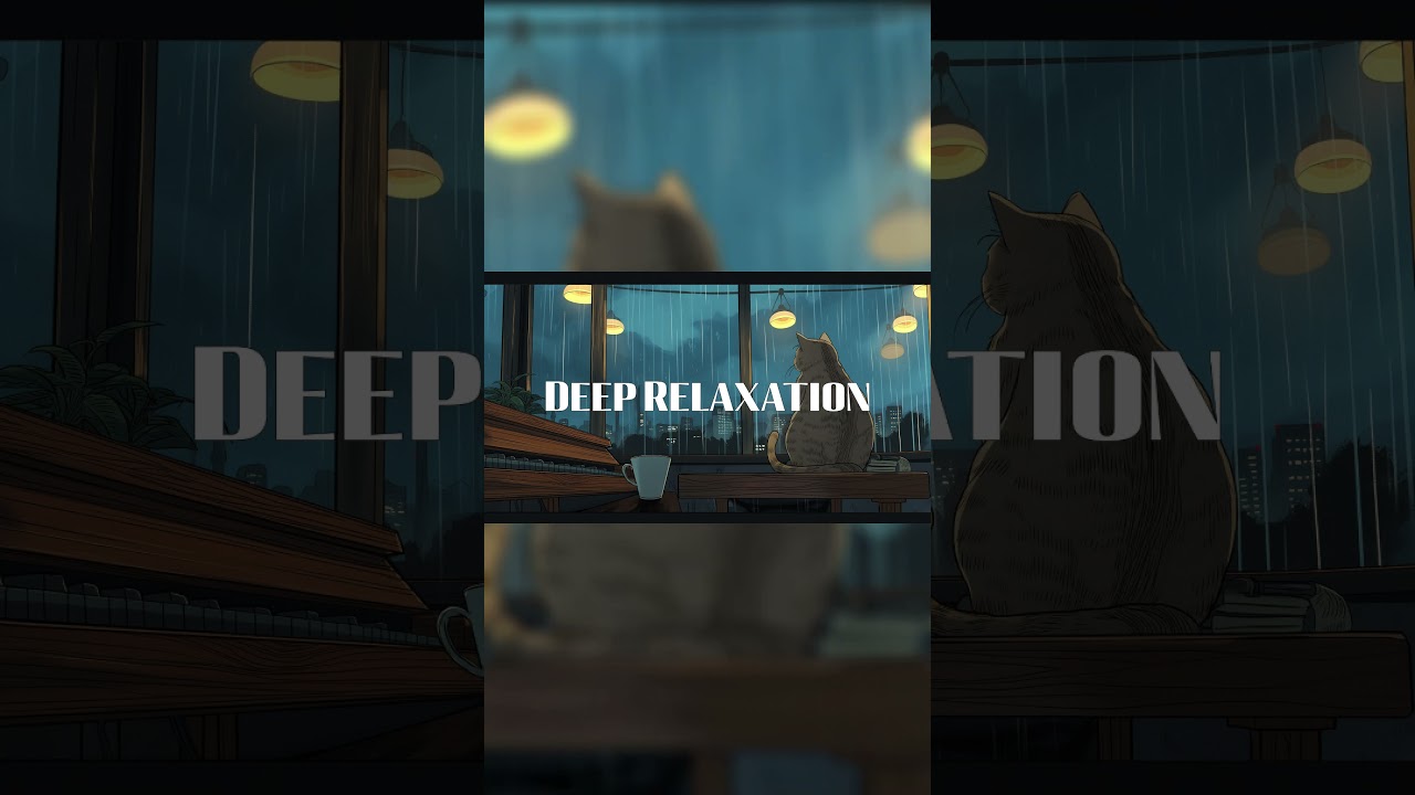 Rainy Night Jazz 🌧️ Smooth Lofi Piano & Sax for Deep Relaxation