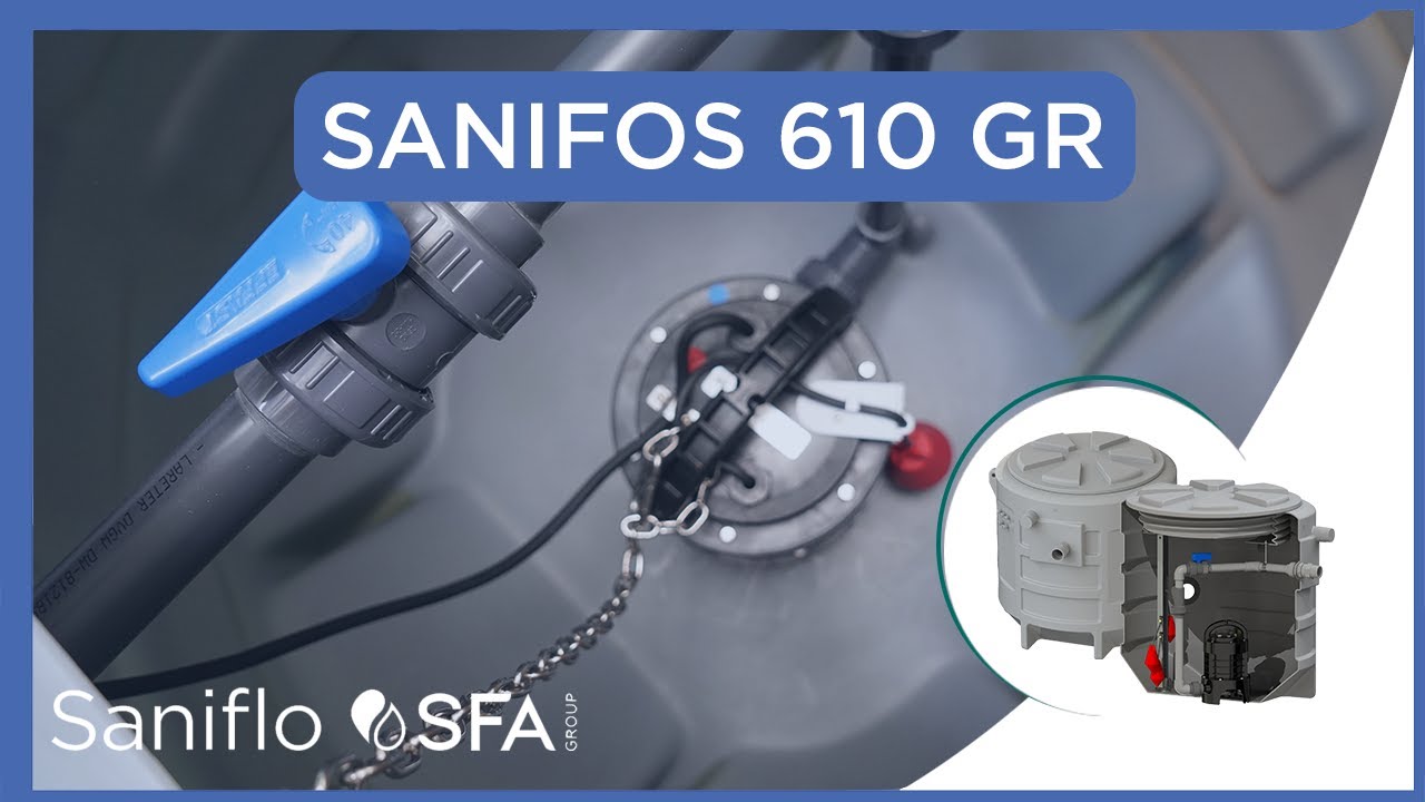 Sanifos 610 GR - Inground pump station