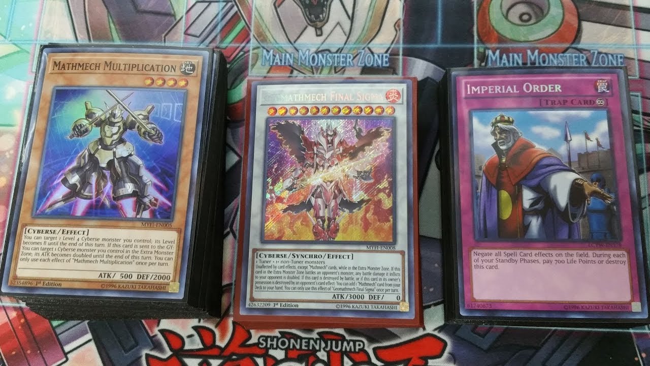 Mathmech Deck Profile Post Mystic Fighters Deck Combos Yugioh