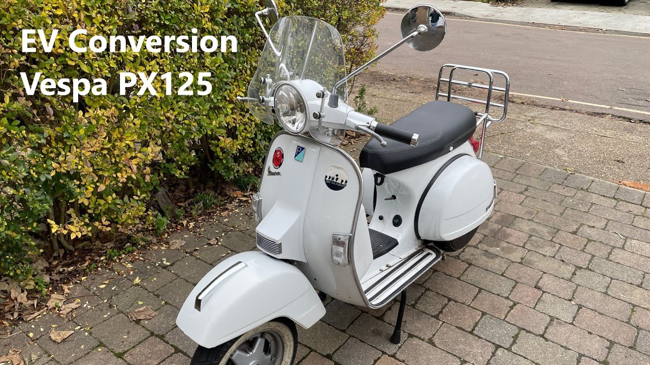 Переделка мотороллера Vespa в электромобиль, часть 2.