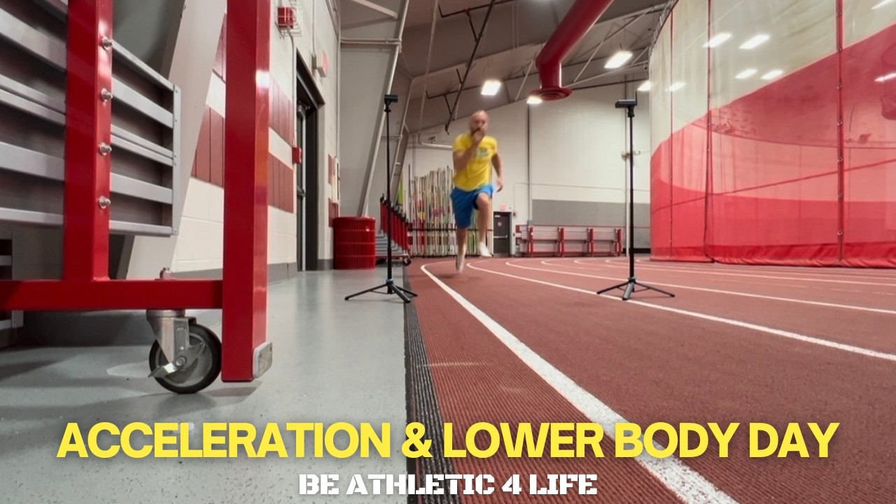 Acceleration at the track. Heavy lifts in the basement!