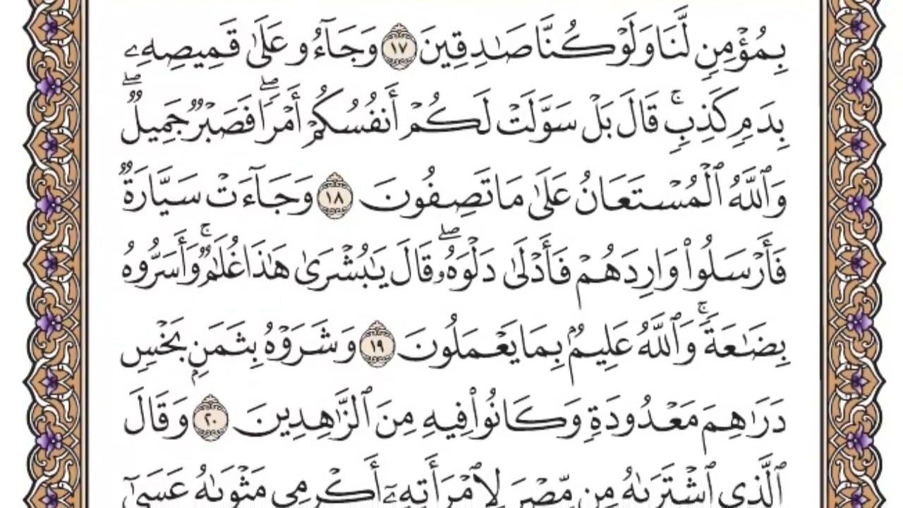 سورة يوسف الصفحة 237 من القران للشيخ ياسر الدوسري