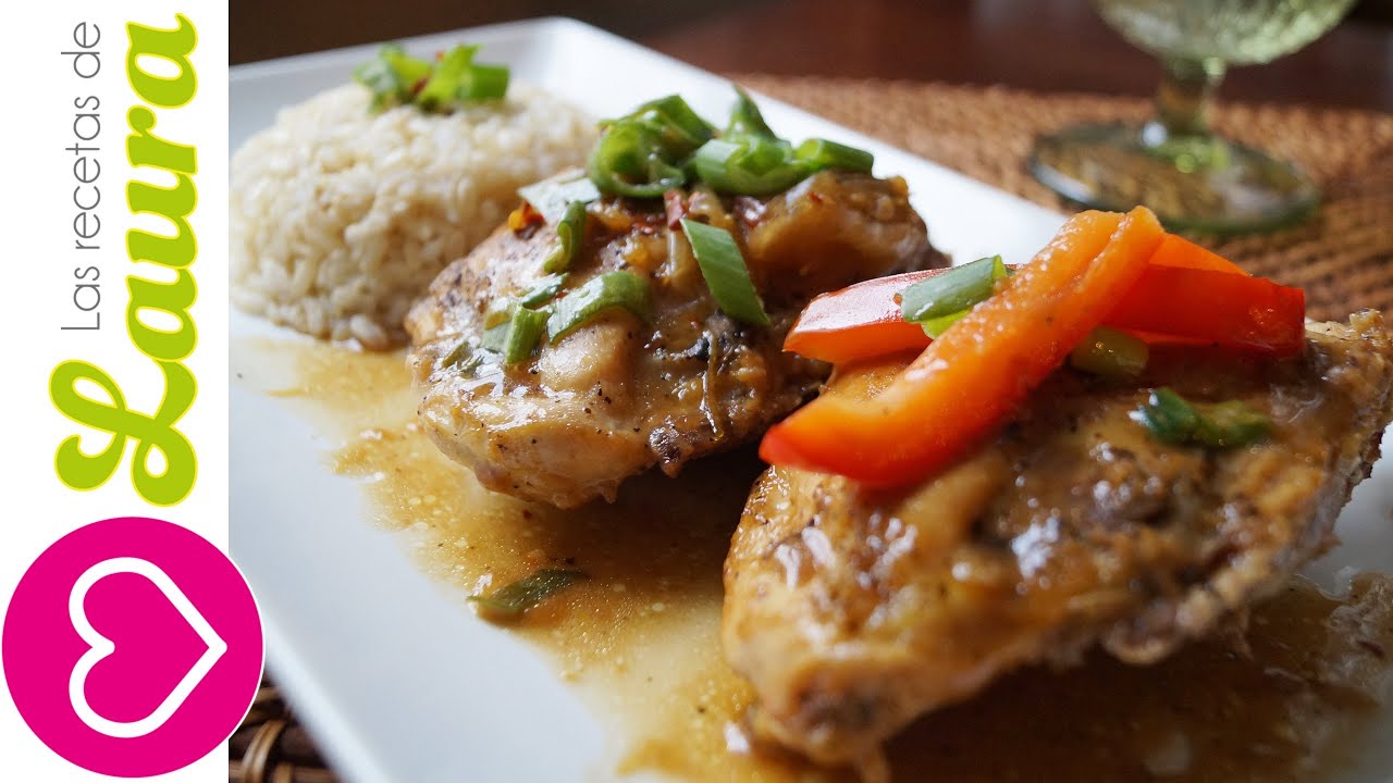 Como hacer POLLO A LA NARANJA -Comida Saludable - recetas de Comida china
