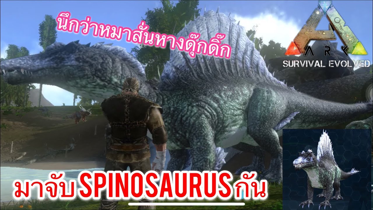 ARK Mobile มือถือ EP13 จับสไปโนซอรัสเจ้าหมาไดโนเสาร์ตัวใหญ่กัน [Spinosaurus Taming]