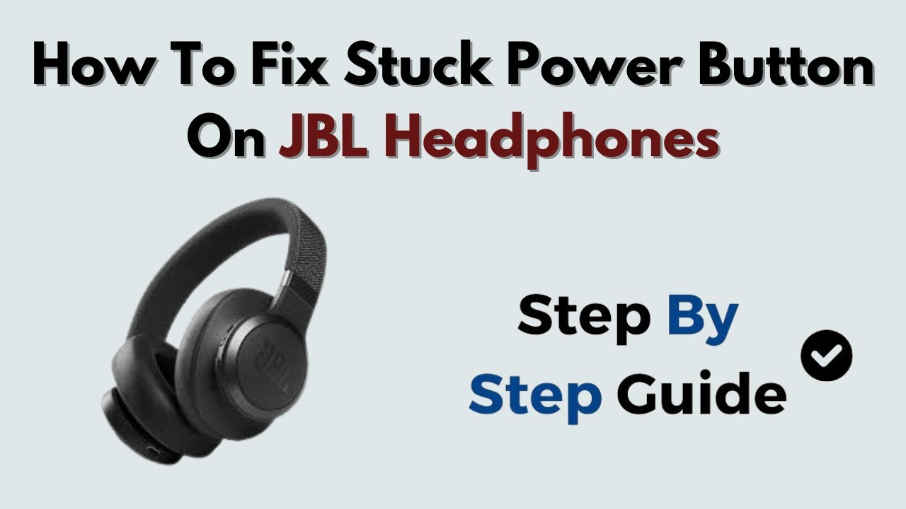 How to Fix Stuck Power Button on JBL Headphones &ndash; Reset, Clean & Repair Guide mp4