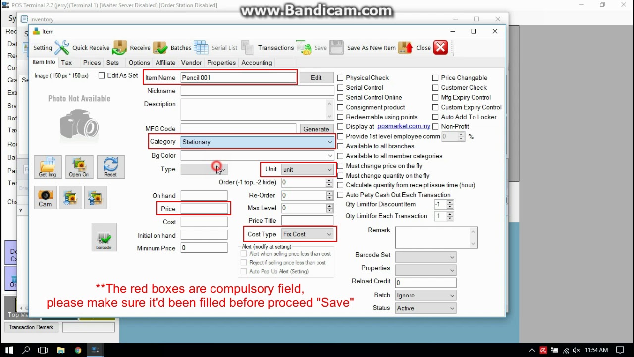 How To Create New Item In POS System