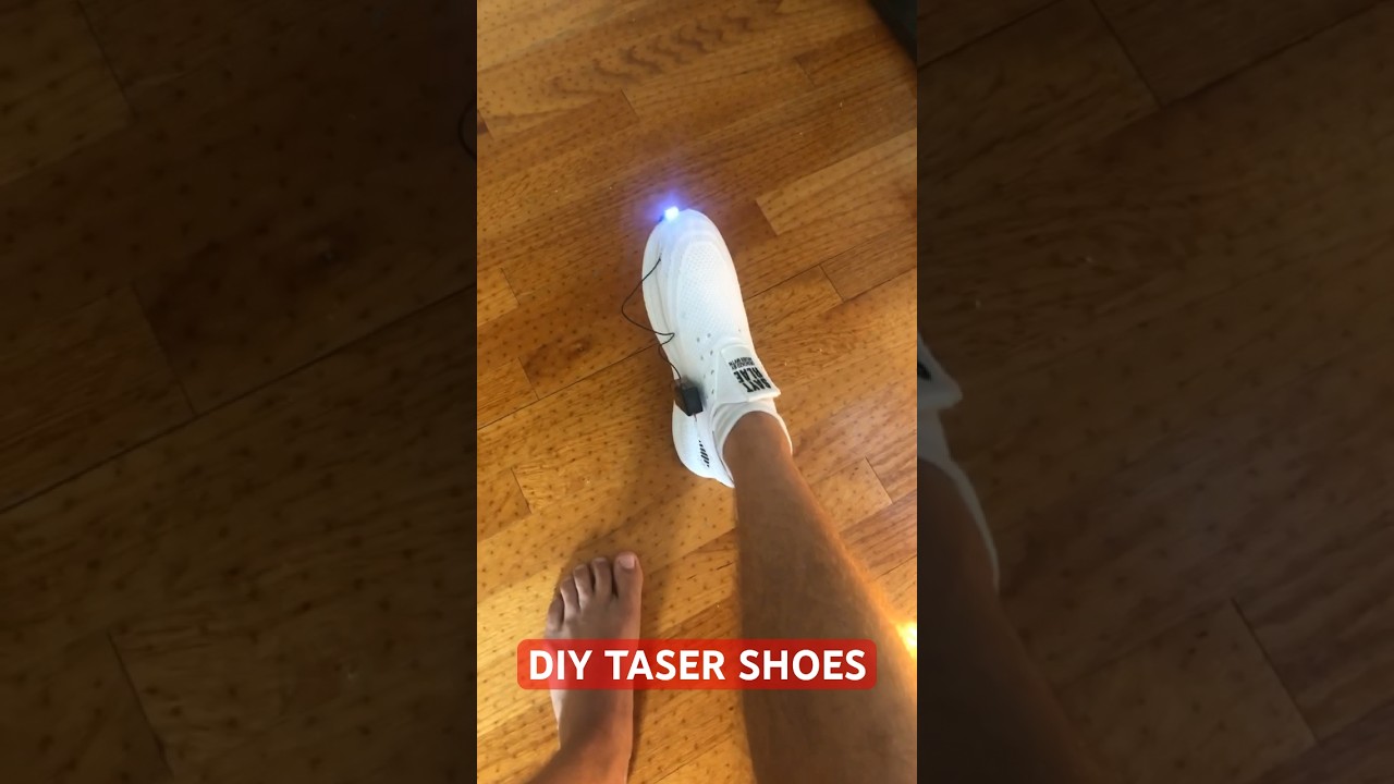 TASER SHOES #military #tasergun #taser #usa #diy #diycrafts #diyprojects #patriot #weapon #shtf #yt