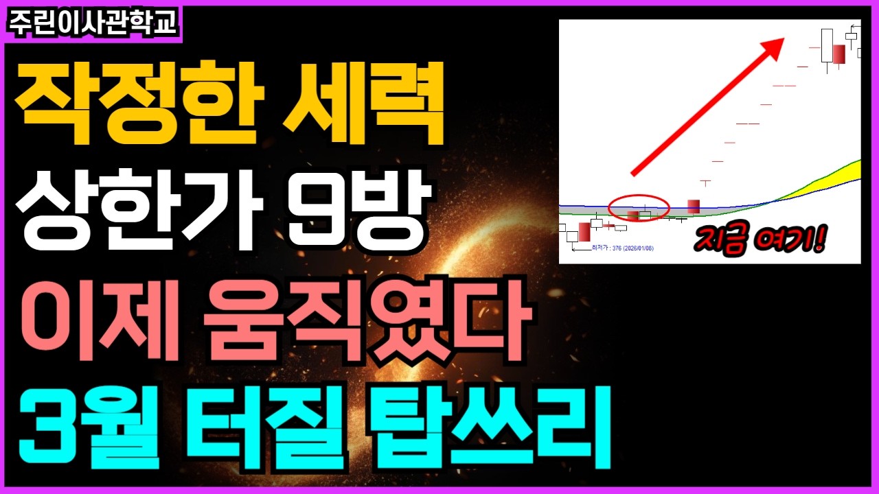 [주식추천] 상폐시즌 작정하고 세력이 올리는 TOP3 #탑쓰리 #주식추천 #오성첨단소재 #엘앤씨바이오 #스피어