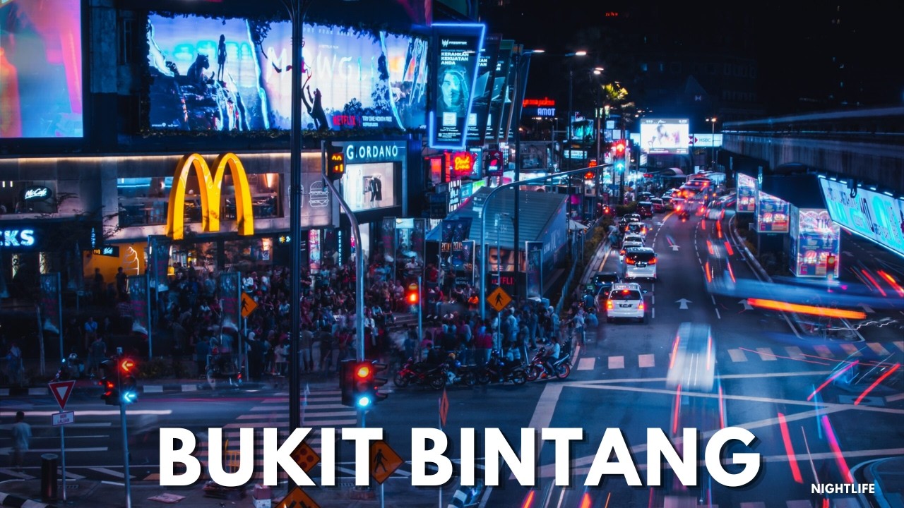 Nightlife in Bukit Bintang Kuala Lumpur Malaysia 🇲🇾 4K Walking Tour
