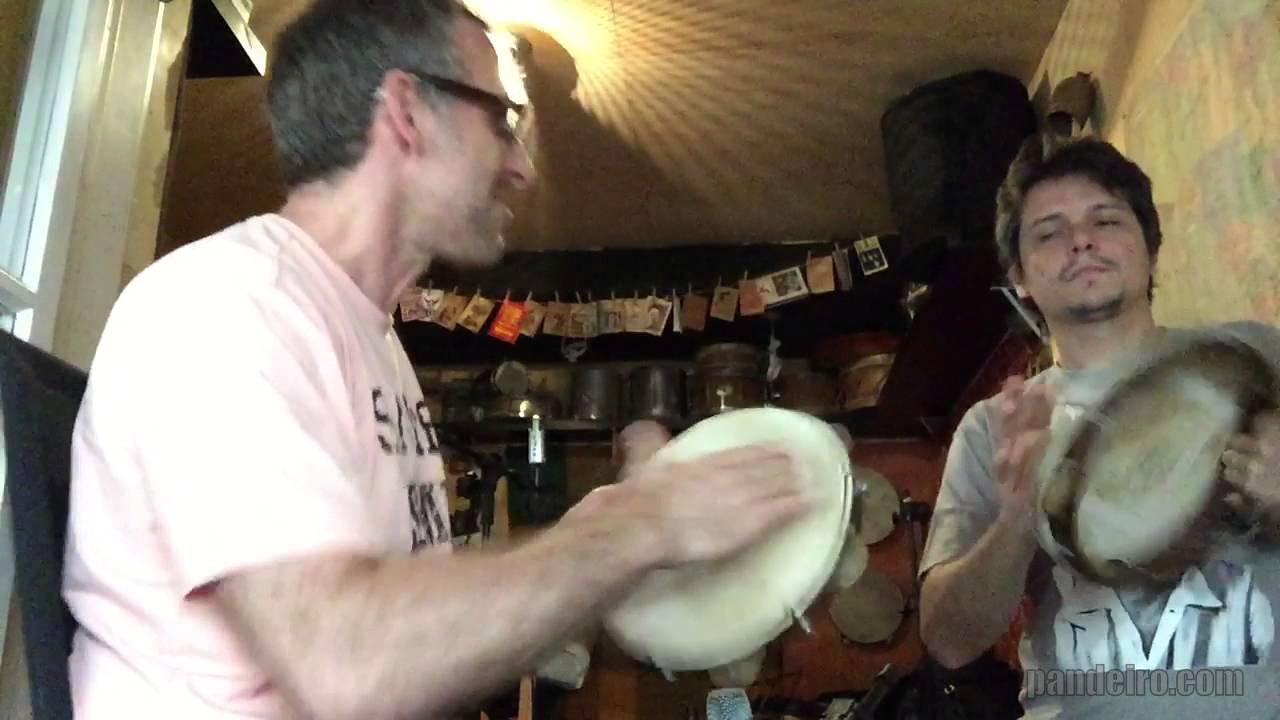 Bernardo Aguiar & Scott Feiner - pandeiro jam