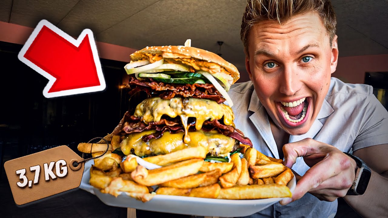 3,7 KILO BURGER MENU  - Cafe Retro