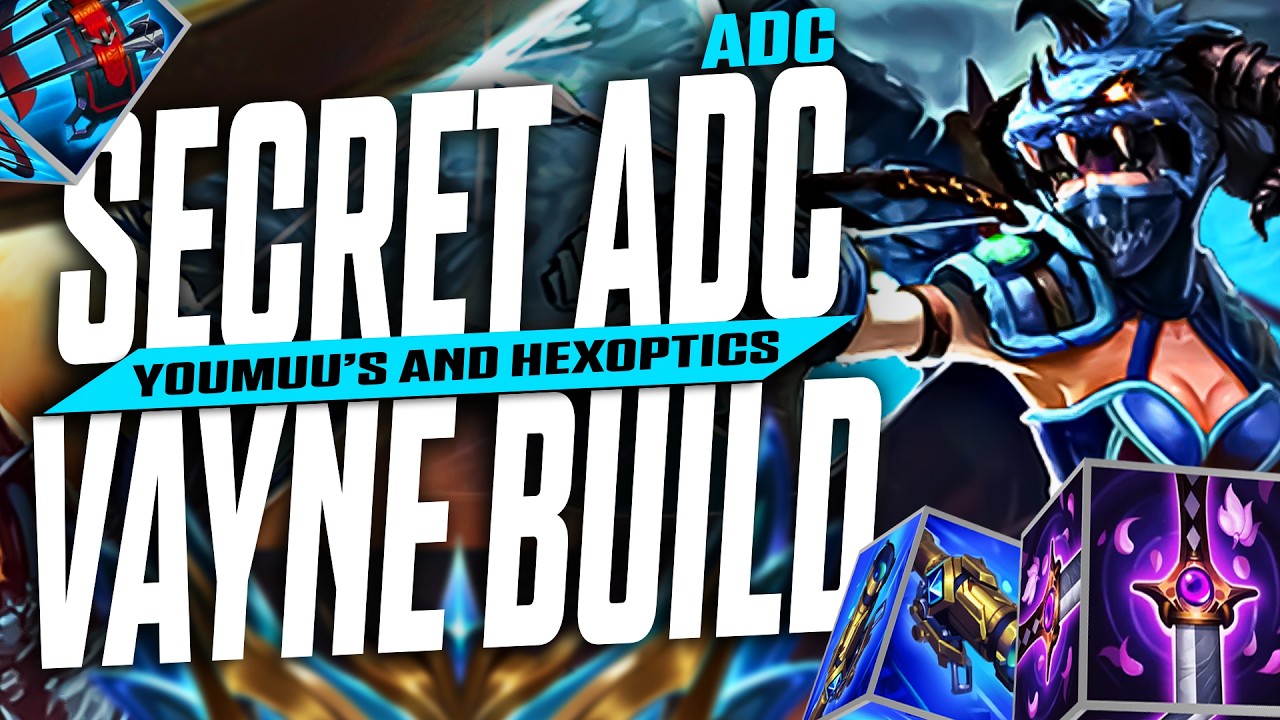 TEN TAJEMNY HEXOPTICS YOUMUUS ADC BUILD JEST TAK SILNY - League of Legends Vayne Comment