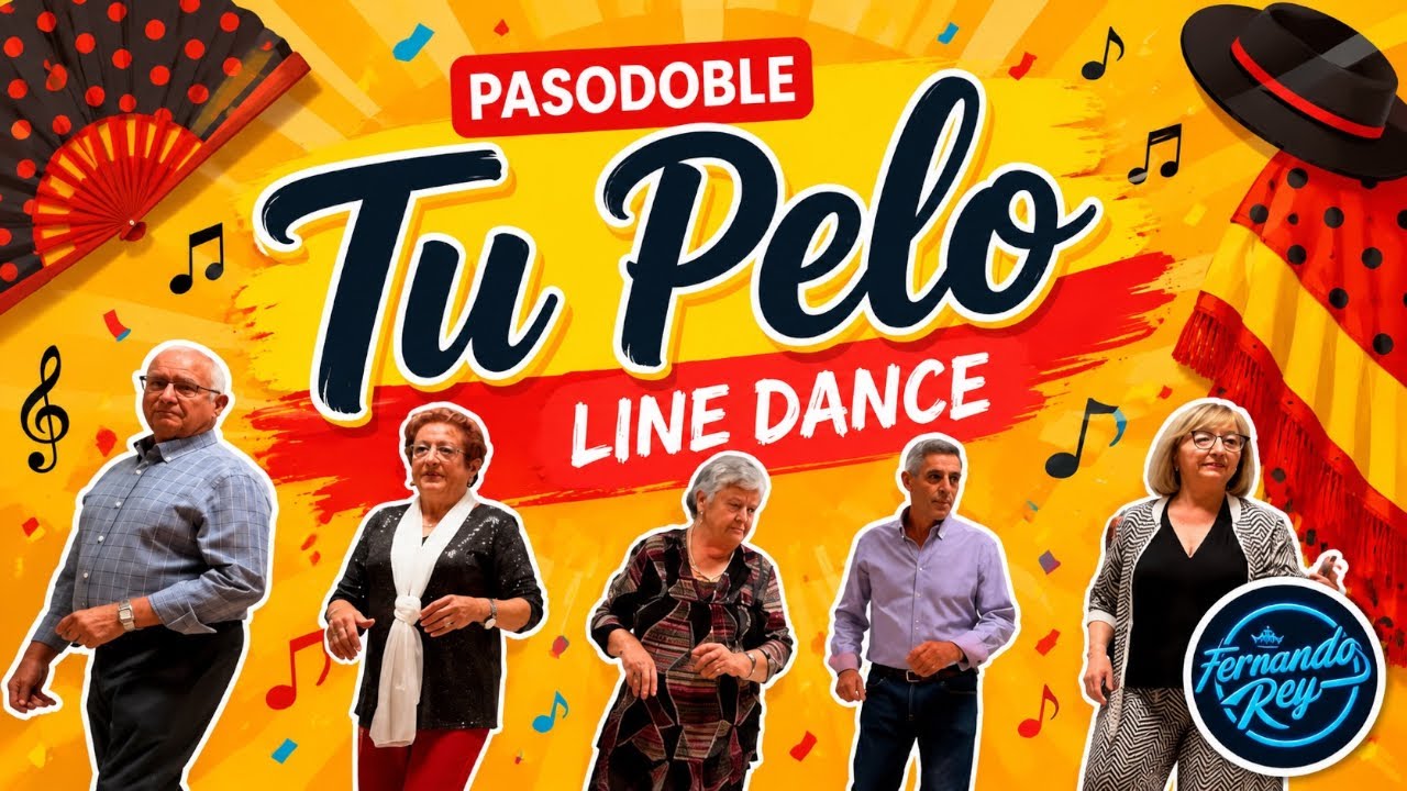 Tu pelo ( Pasodoble ) ★ Baile en Línea ★ Line Dance ★ Ballo di Gruppo ★