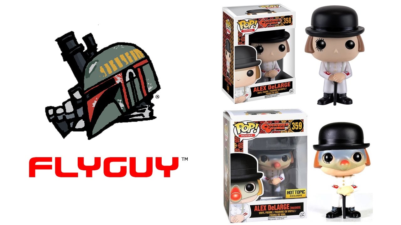 Funko POP Movies Clockwork Orange Alex & Masked Variant Toy Action Figure Review | By @FLYGUY