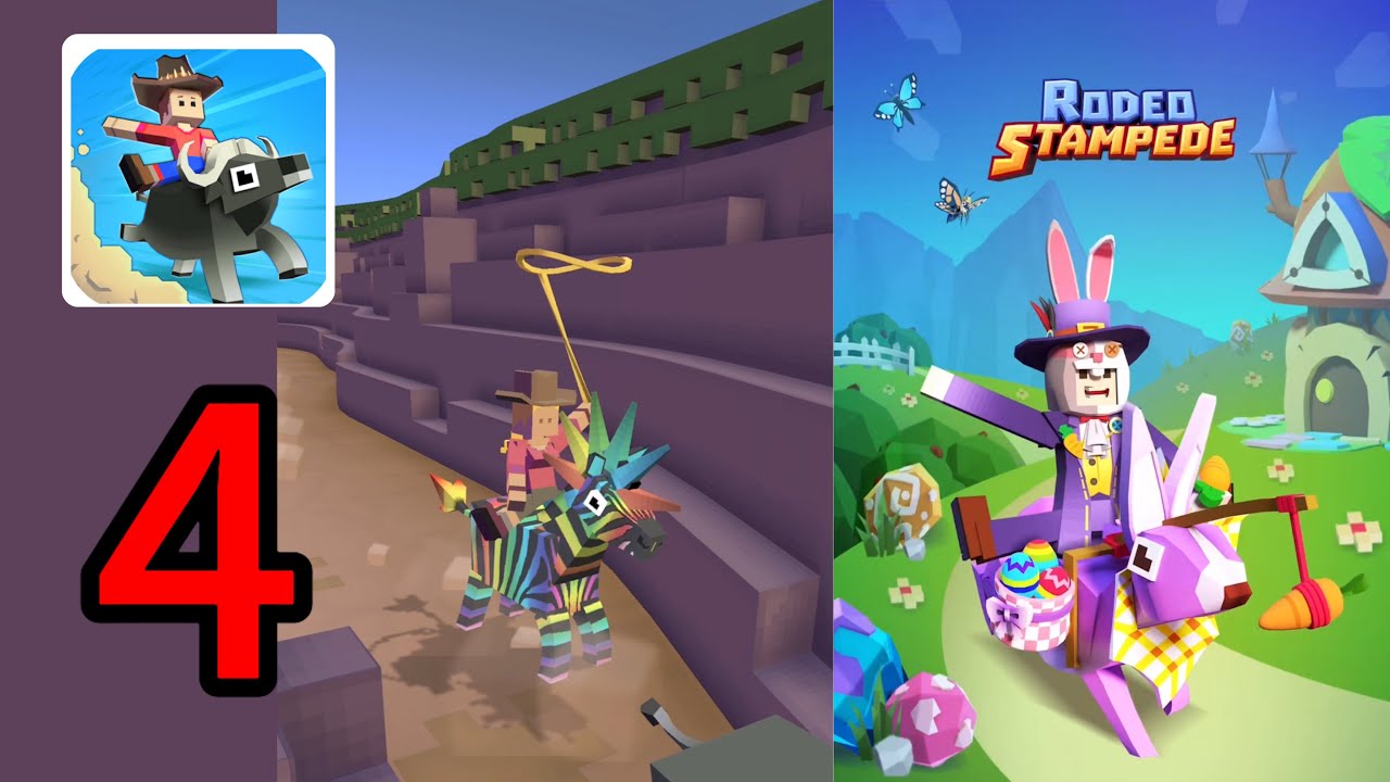 Rodeo Stampede - Sky Zoo Safari New Zebras- Gameplay Walkthrough Part 4 ( iOS, Android )