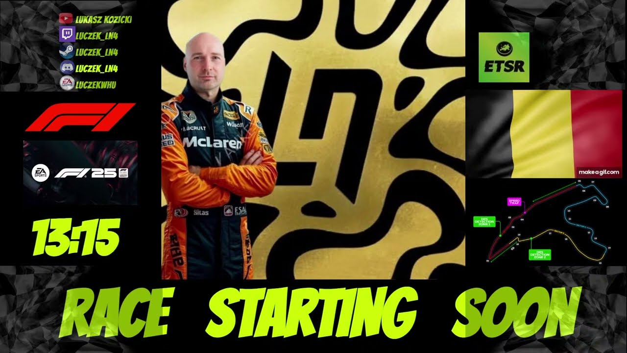 F1 25 [ETSR] GP Belgium Sprint + Race 50%