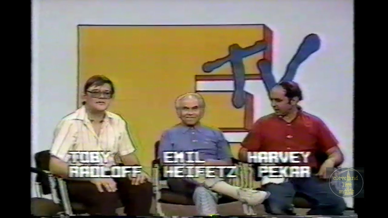 Harvey Pekar Toby Radloff Emil Heifetz - on playing a shofar (ram's horn) - Eddie Marshall Show 1990