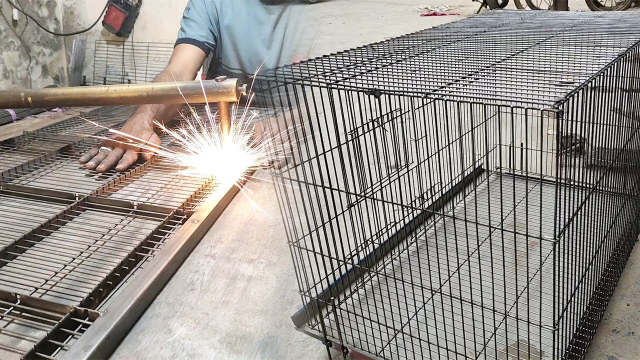 High Quality Beautiful Bird Cage Making Process in a Mini Factory
