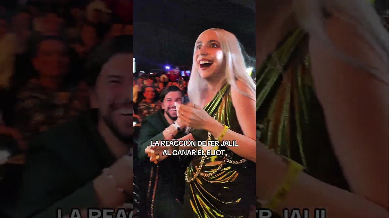 La reacci&oacute;n de Fer Jalil al ganar el Eliot en la categor&iacute;a How To presentada por Skechers