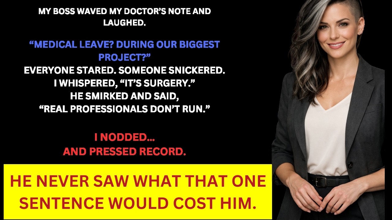 My Boss Mocked Me for Asking for Medical Leave — The Project Failed Without Me