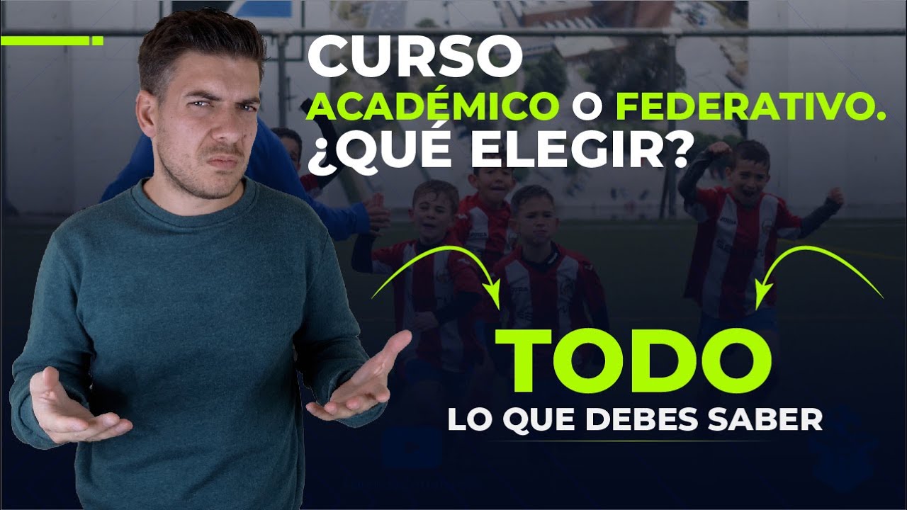 Curso Académico vs Federativo | ¿Cuál te conviene para ser entrenador de fútbol?