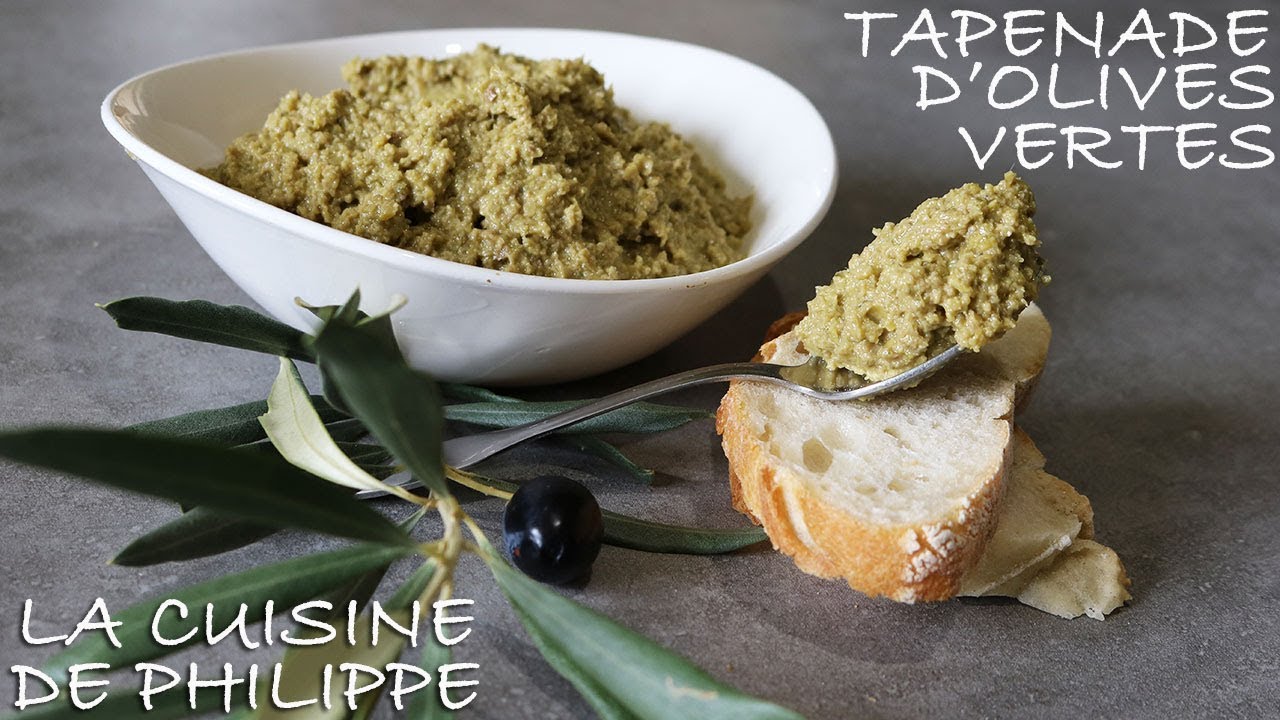 Tapenade d'olives vertes