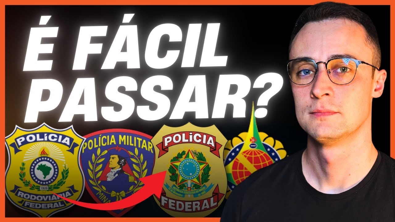 É fácil passar nos CONCURSOS POLICIAIS?
