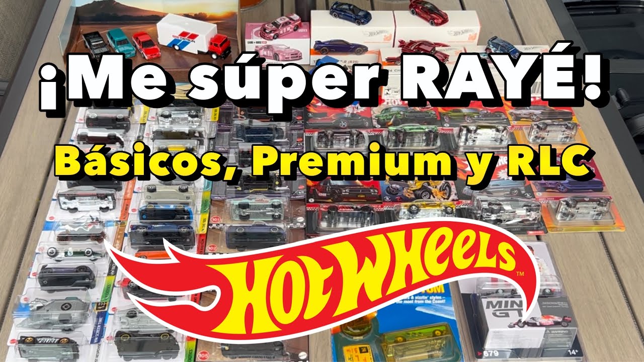 ¡No lo podía creer! Compré todos estos Hot Wheels Básicos, Premium y RLC