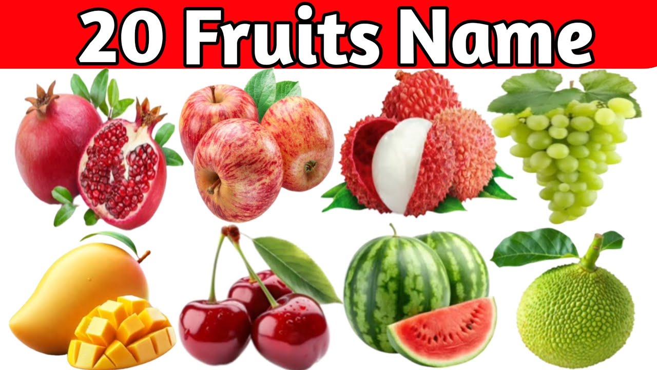 fruits name in english for kids  | fruits names in English and hindi | Fruits Name 