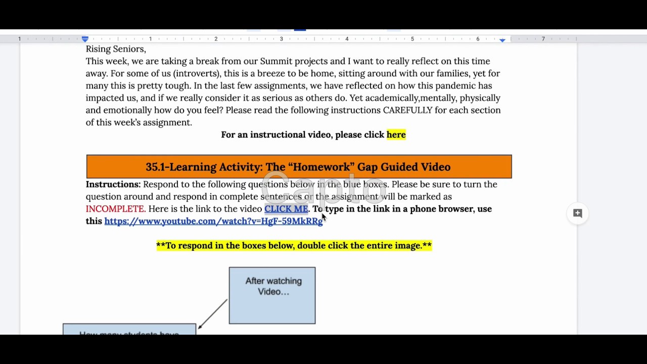 Week 35 Instructional Video