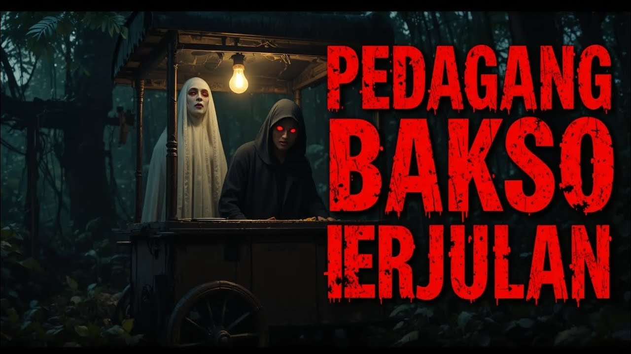 SEREEEM‼️Pedagang Bakso Itu Masih Berjualan Padahal Sudah Dimakamkan #hororindonesia 