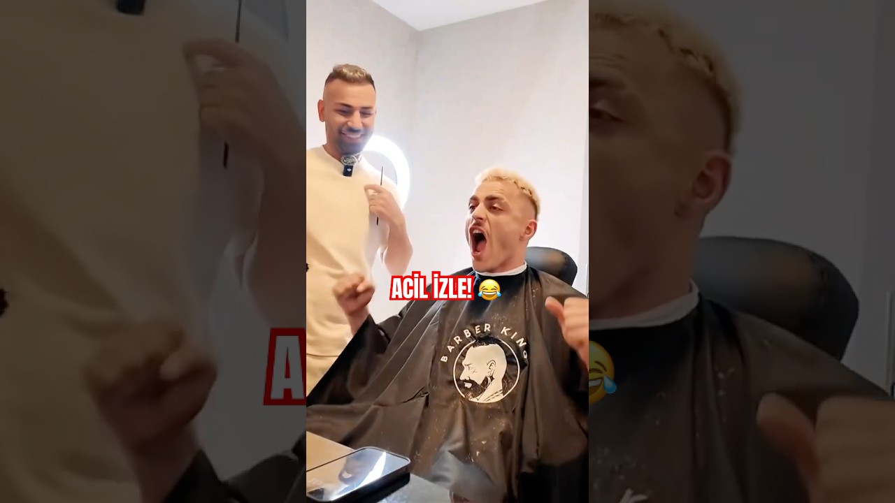 😂✂️Barış Alper Yılmaz Berberde Kendinden Geçiyor!
