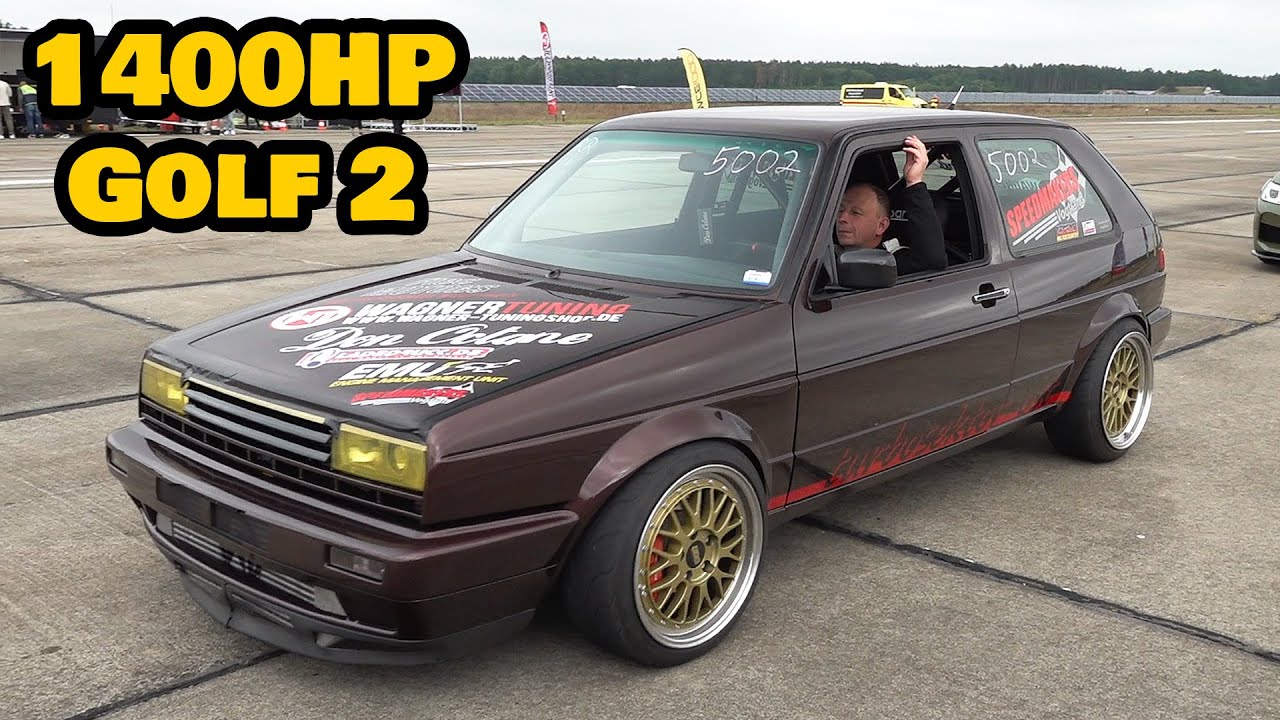 Volkswagen Golf 2 R33 Turbo мощностью 1400 л.с.! 💥 САМЫЙ БЫСТРЫЙ Golf 2 в мире! 💥