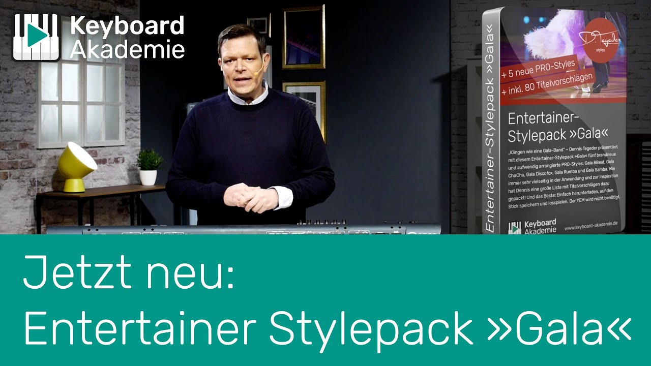 Jetzt neu! Entertainer Stylepack »Gala« | 5 aufwendig arrangierte PRO-Styles