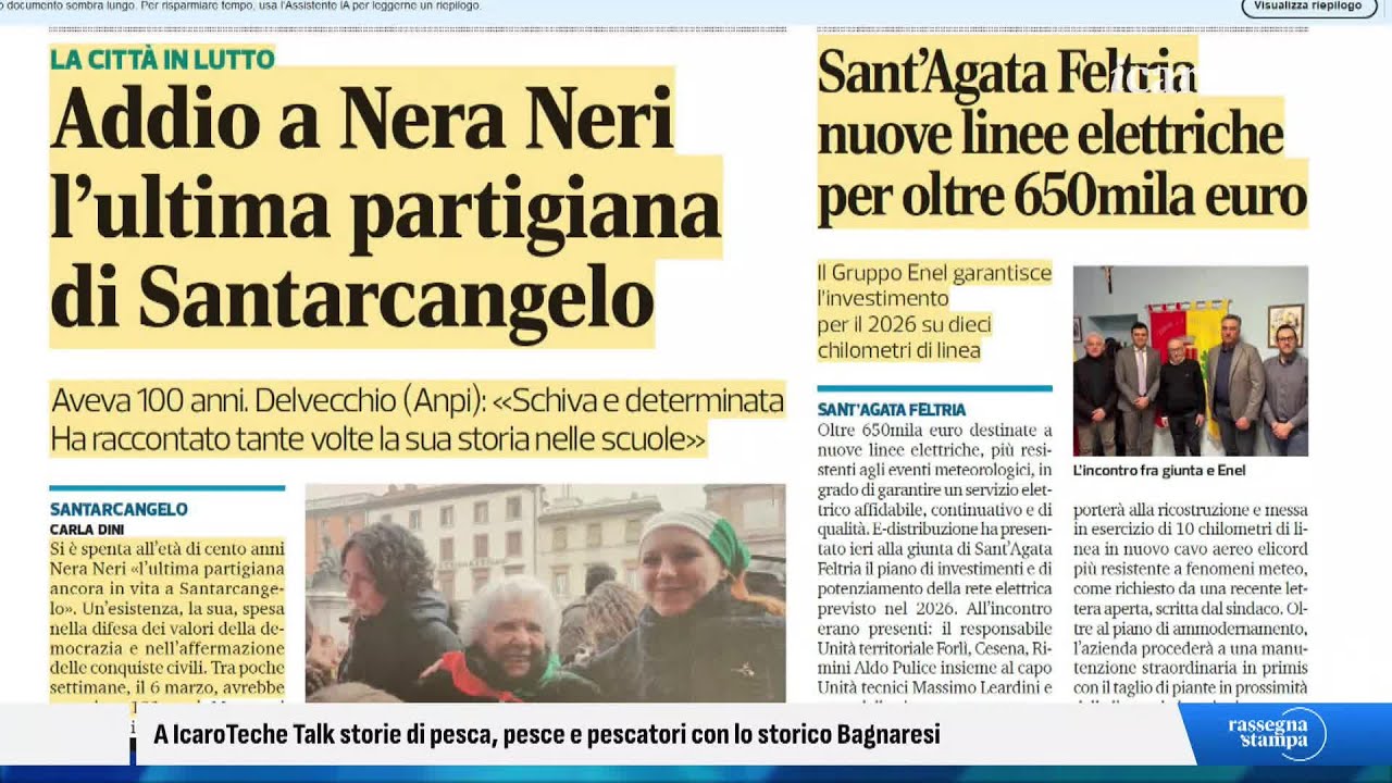 Rassegna Stampa - venerdì 23 gennaio 2026
