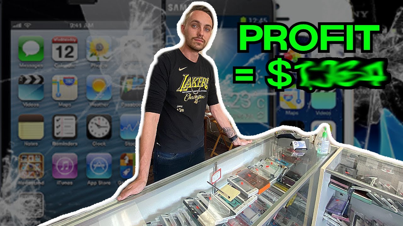 How Much A CELL PHONE REPAIR SHOP Makes In One Day