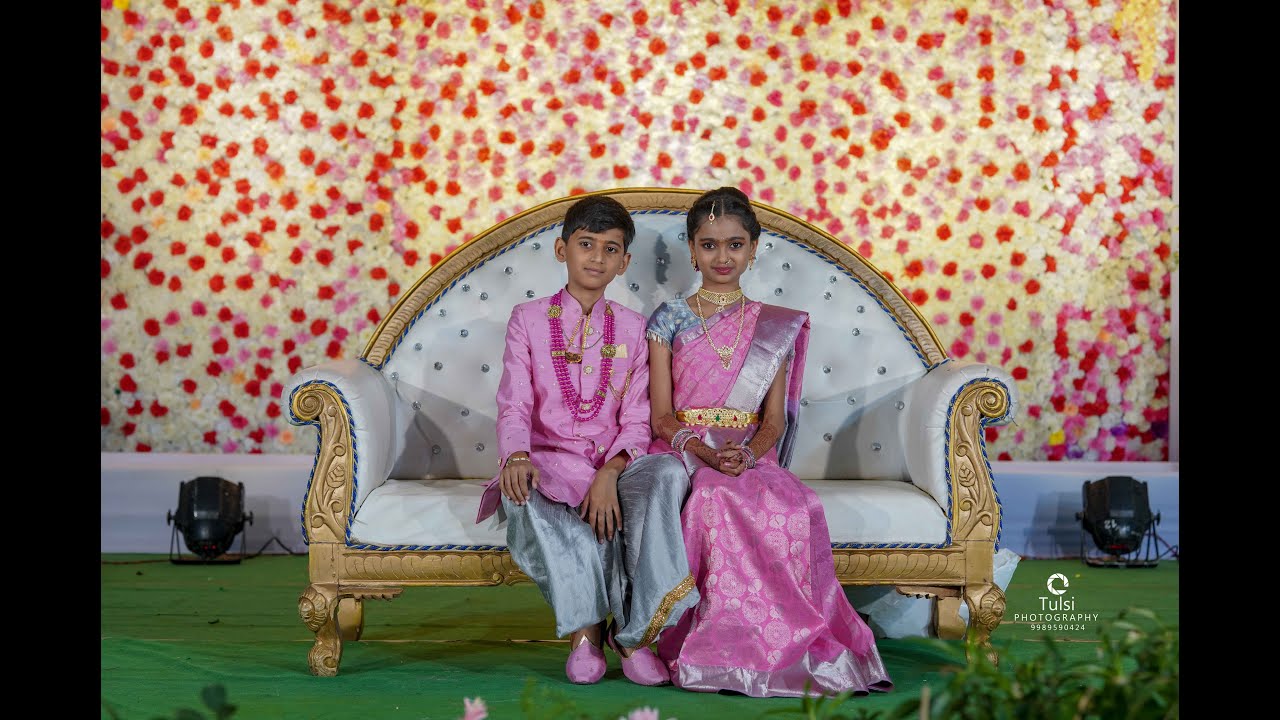 Arushi & Rithvik  Half Saree Ceremony  & Dhothi CeremonyPromo | Tulsi photography |