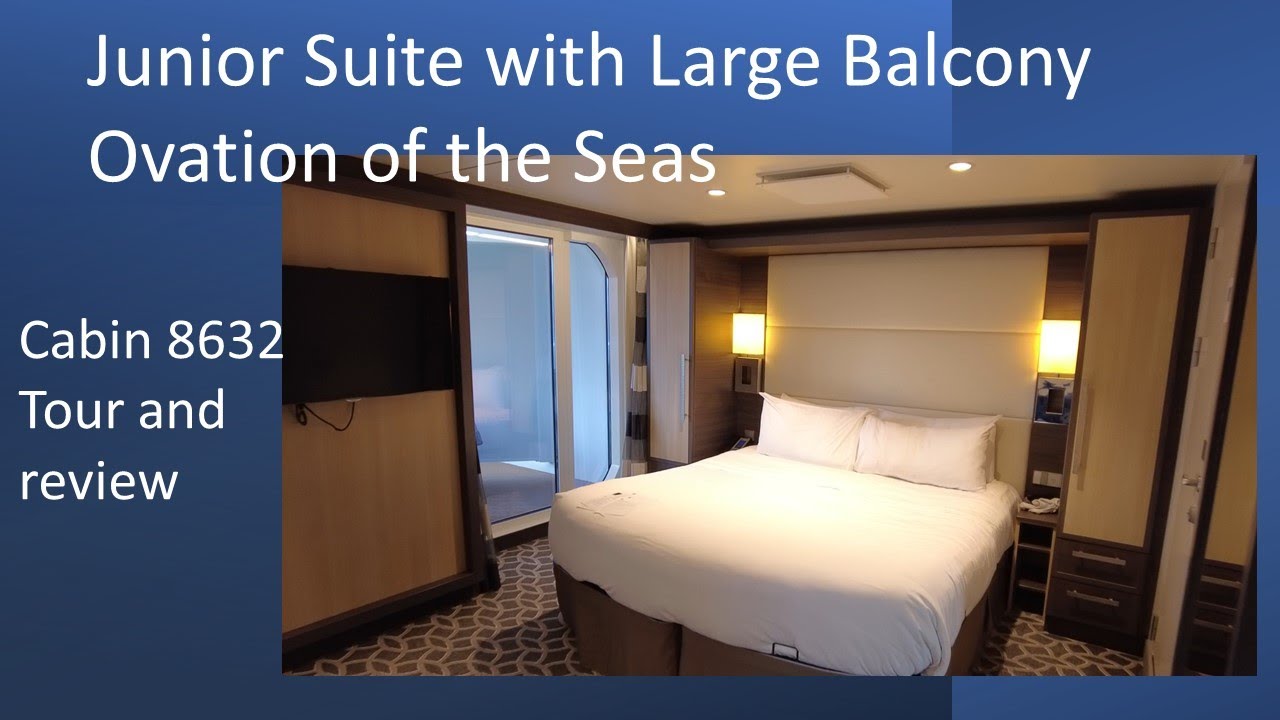 Ovation of the Seas : Junior Suite with Large Balcony :  Cabin 8632 : Tour and review