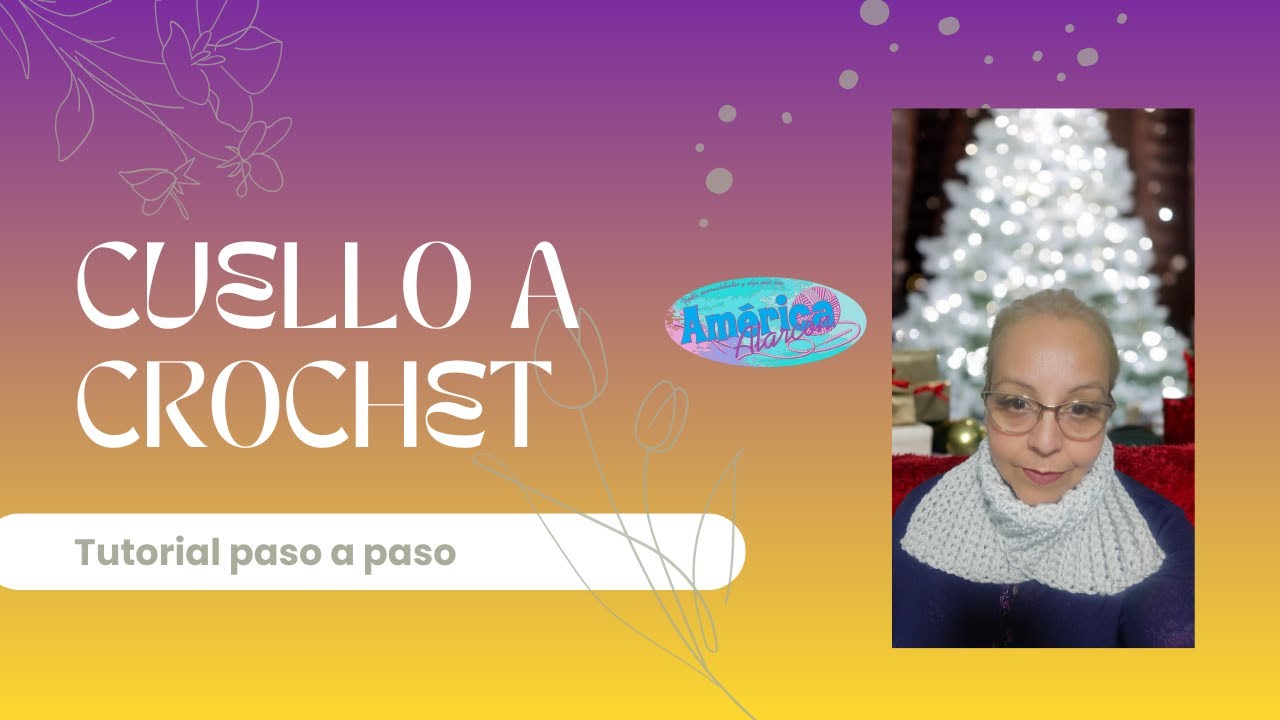Cuello a crochet fácil de tejer