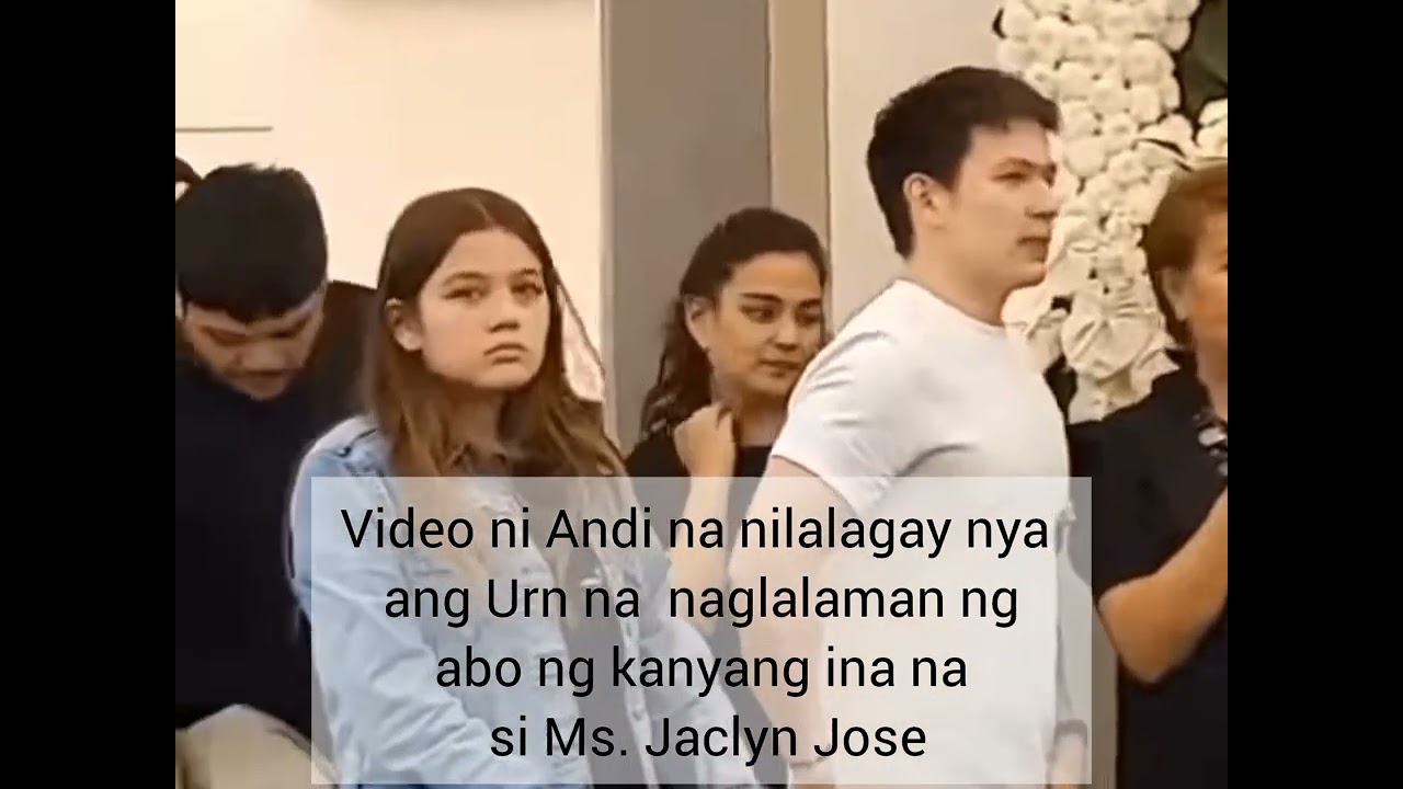 VIDEO NI ANDI NA NILALAGAY NYA ANG URN NG KANYANG INA NA SI MS. JACLYN #subscribers #viral