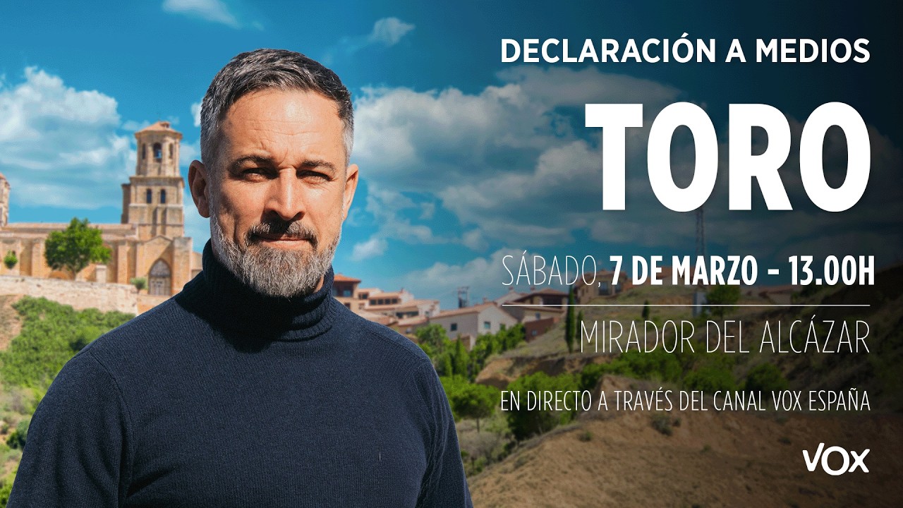 🔴 ABASCAL EN CASTILLA Y LEÓN: declaración a medios desde Toro