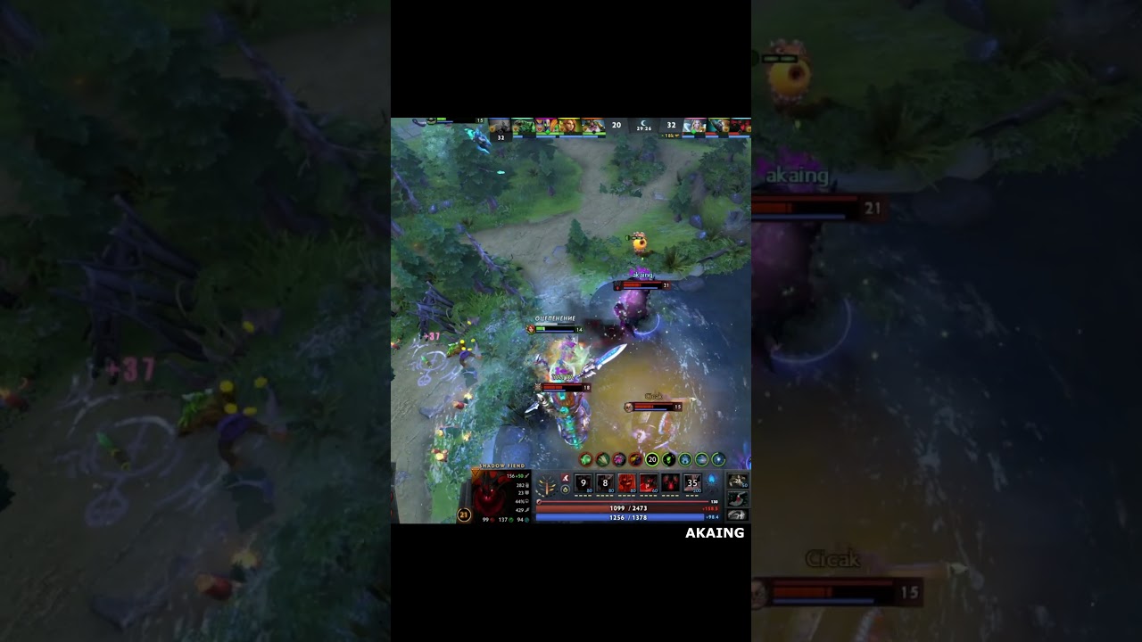 DOTA 2 | AKAING NEVERMORE elusive black mage #akaing #dota2 #nevermore #shadowfiend #sf
