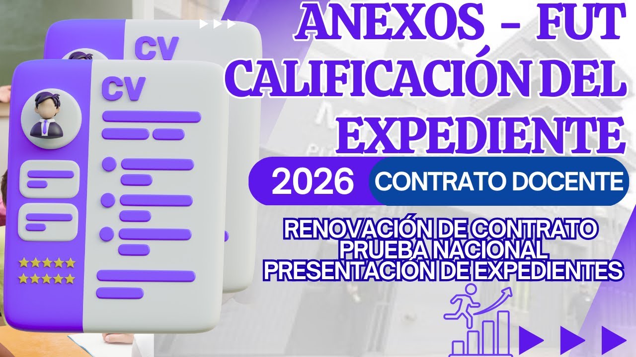 🟪✔️COMO RELLENAR LOS ANEXOS DE CONTRATO DOCENTE 2026