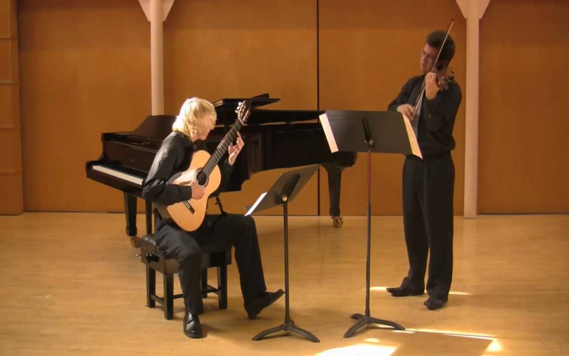Romanian Folk Dances by Bartok PASIECZNY WATSON (guitar & violin)
