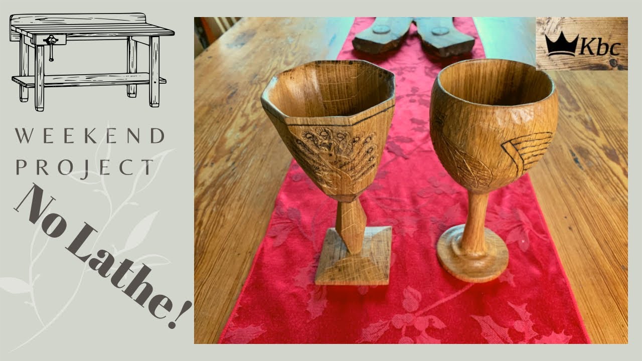 How to make Goblets without using a Lathe!