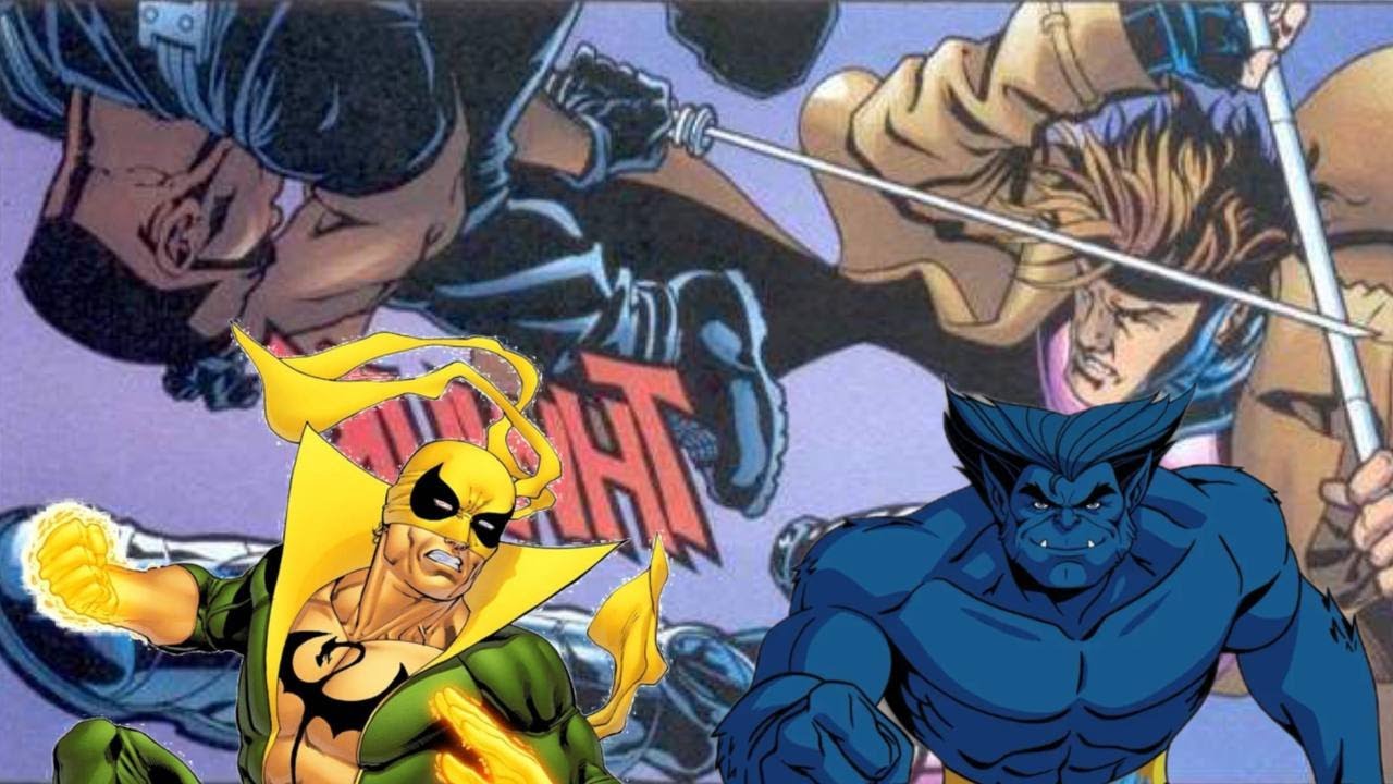 Железный кулак x Блэйд vs. Зверь x Гамбит | Iron Fist x Blade vs. Beast x Gambit