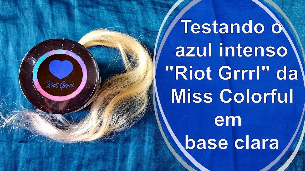 Testando o azul 